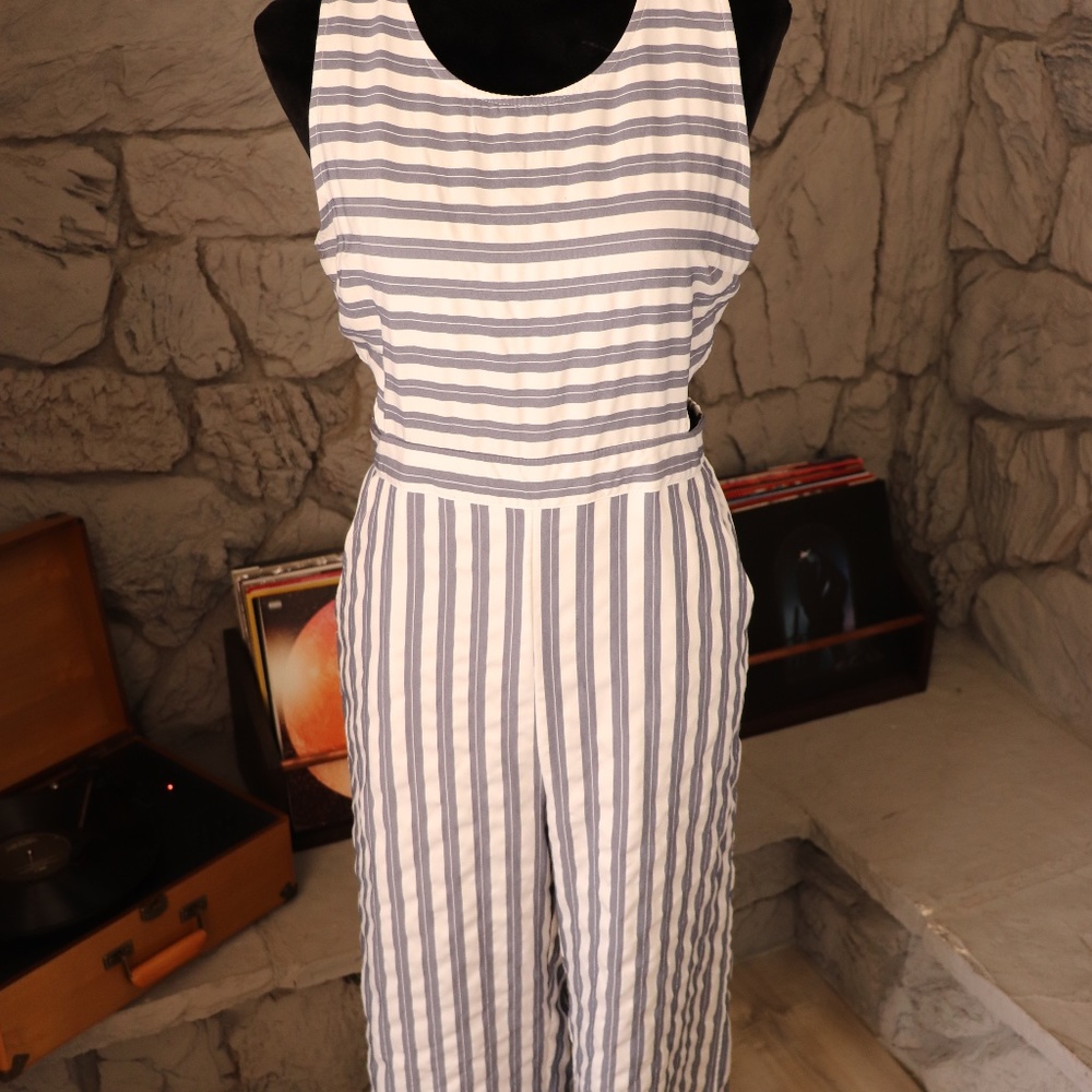 ASOS striped jumpsuit